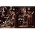 KIYAZA PENTAHOUSE DARK BROWN PURE COTTON SALWAR KAMEEZ SUIT